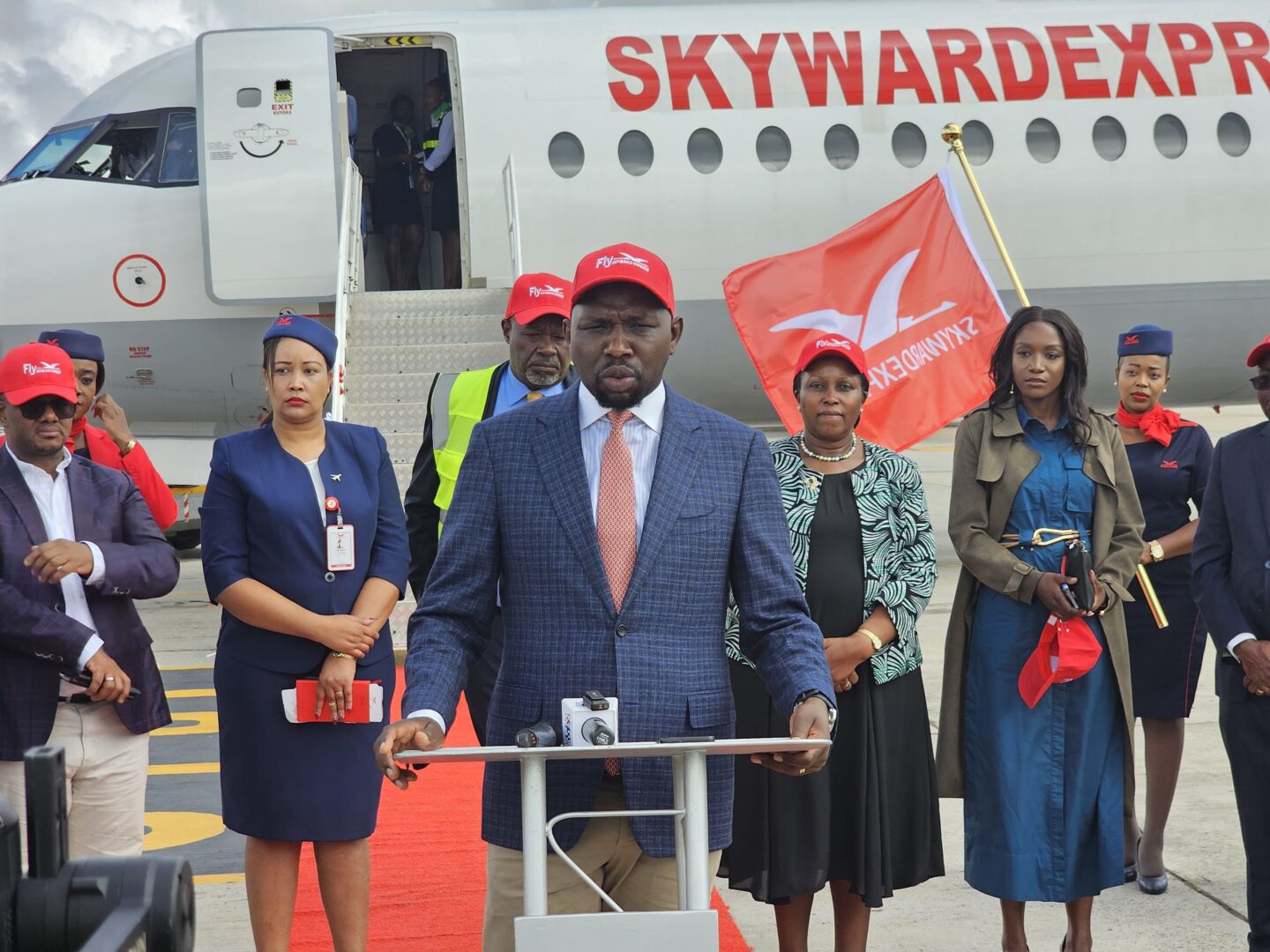 CS Hon. Kipchumba Murkomen, E.G.H. Meets with KAAO and Key Stakeholders at Wilson Airport