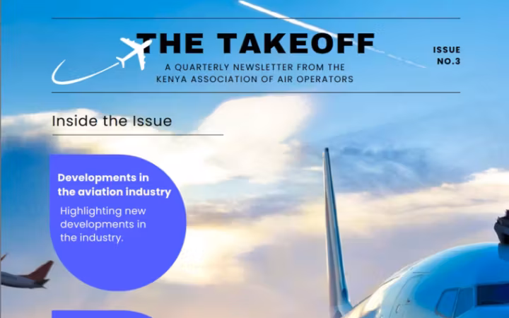 The Takeoff Issue No. 3- A Quarterly Newsletter